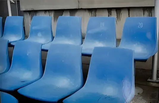 blue seats